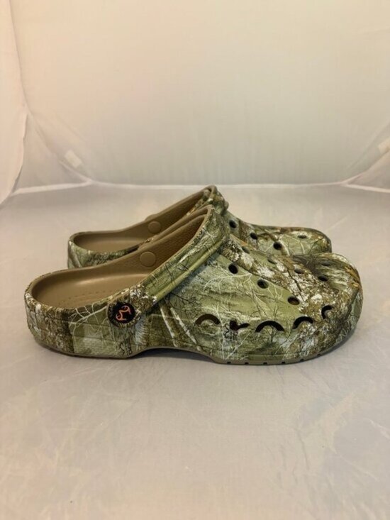 Camo Crocs Real Tree Edge Baya APX men’s shoes size 9 and 10 210511-90H slip on main image 11